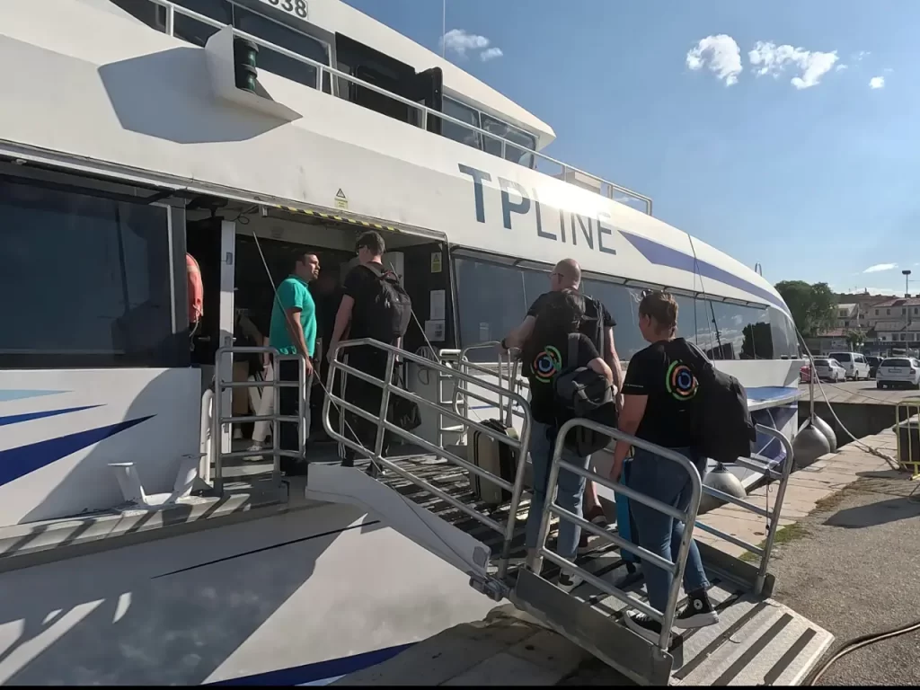 Split to Hvar Ferry Boarding