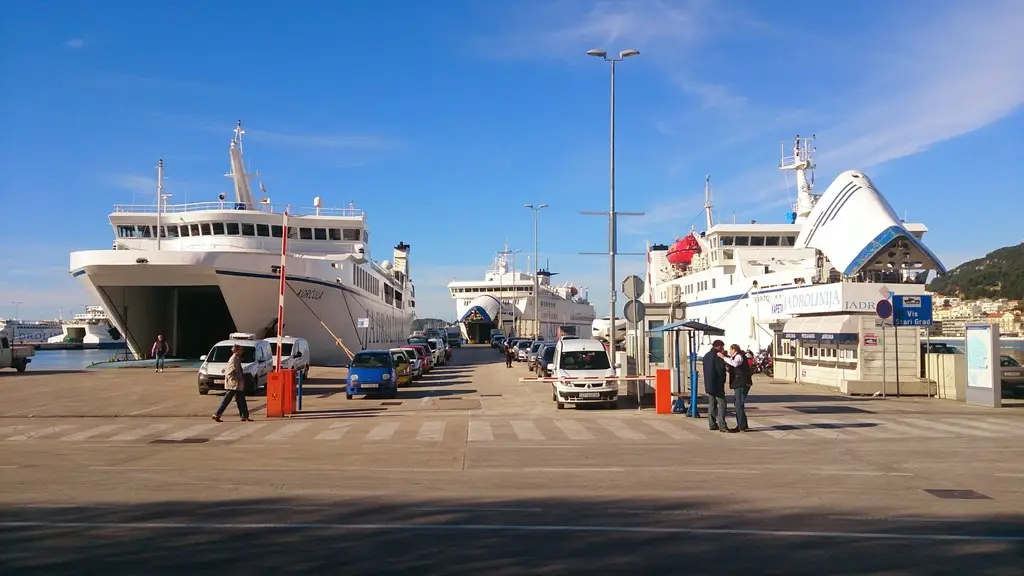 Split ferry port
