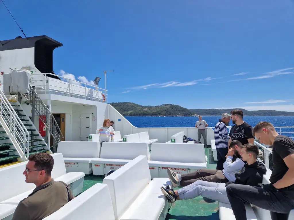 Split to Vela Luka Car Ferry 